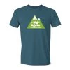Big Agnes Retro Summit T-Shirt -Big Agnes Sales MSRETROSUMMIT22 CyanBlackHeather 001
