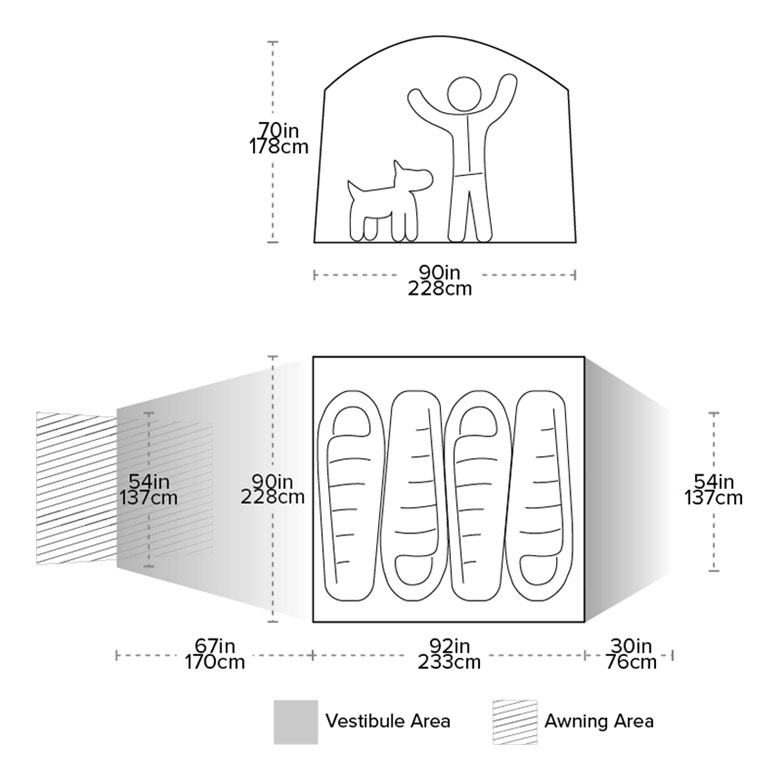 Big Agnes Bunk House 4 -Big Agnes Sales